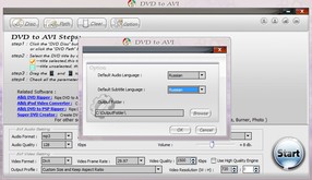 Alldj DVD to AVI converter скриншот 